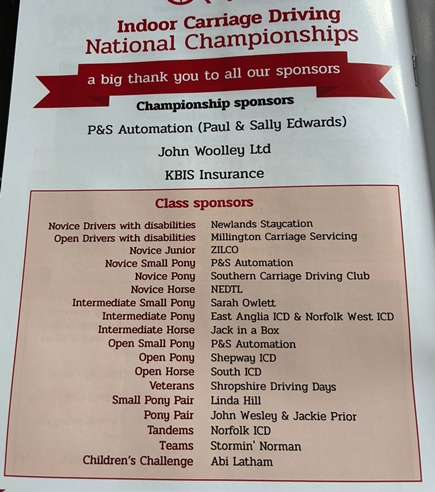 Thank you to the sponsors