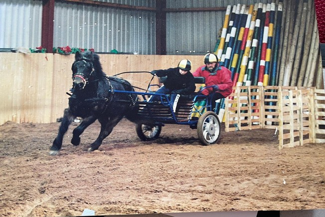 Sharon Ingram at the time now Sharon Duckett at Indoor Trials early 2000's