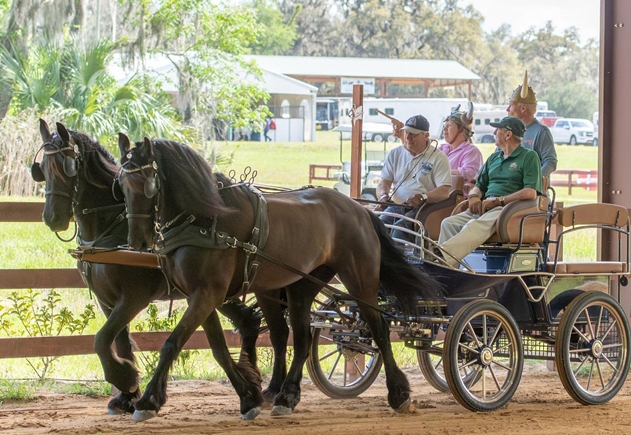 Richard Lanni driving during one of the pre-event games