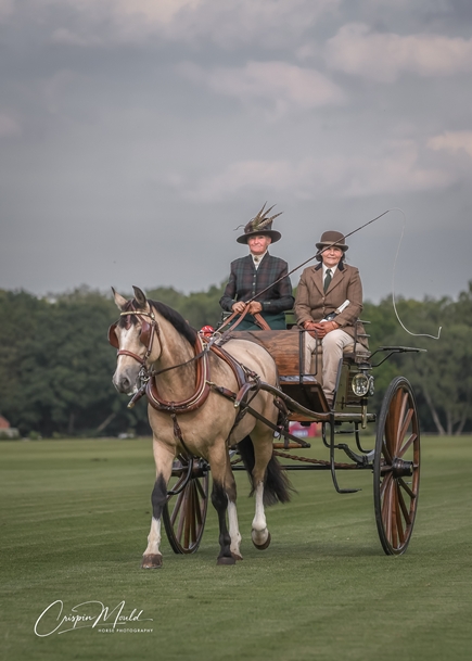Concours d'Elegance winner Chris van Reen with Molly